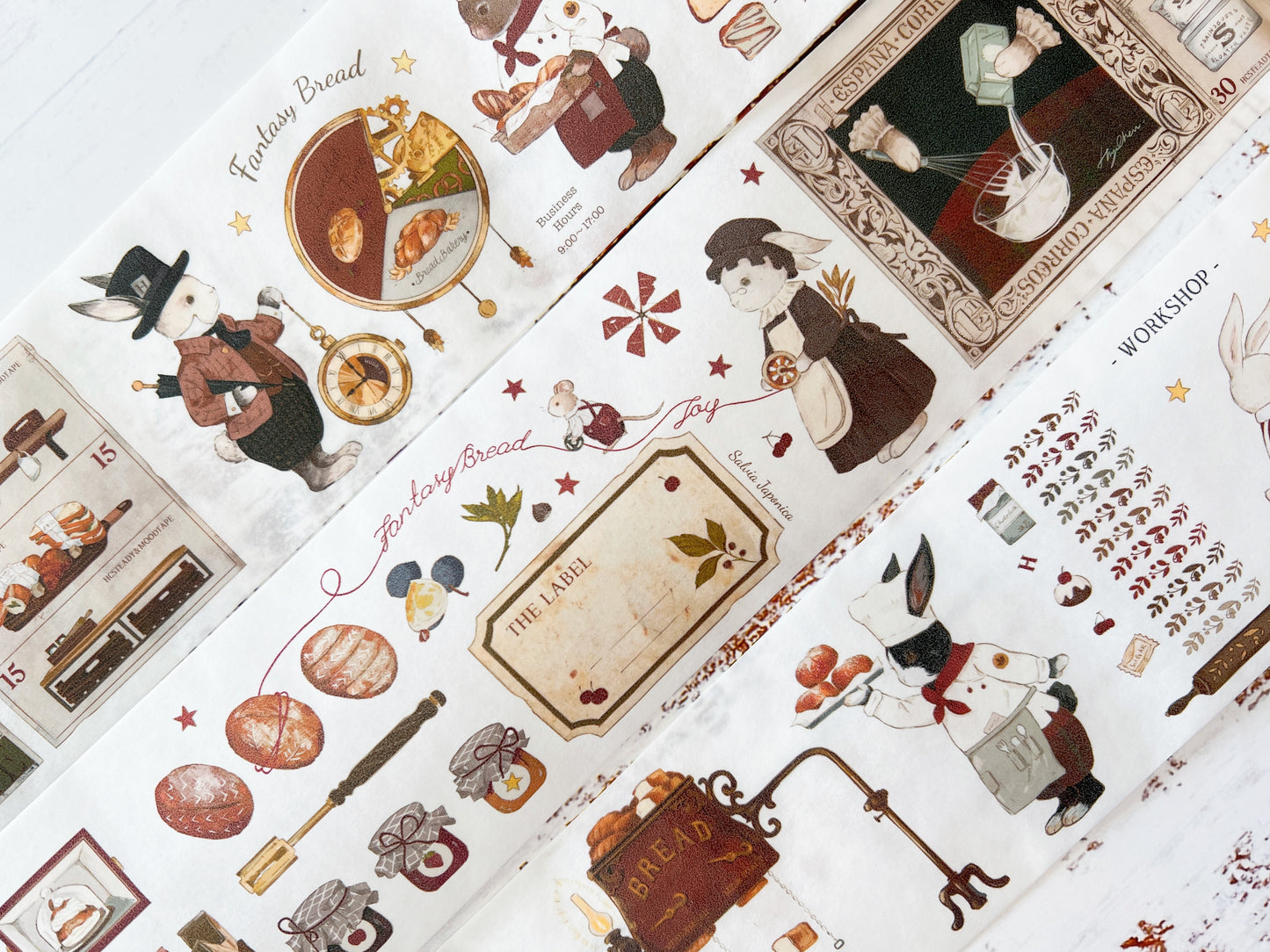 Sample Loop - Moodtape Rabbit Bakery Washi Tape