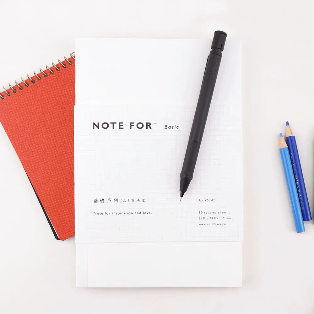 NOTE FOR A5 Notebook - Grid/Blank Pages