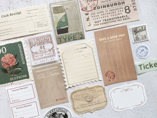 Vintage Label Junk Journal Kit