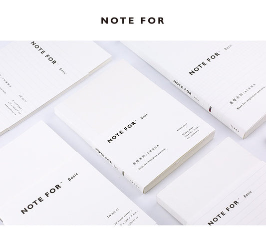 NOTE FOR A5 Notebook - Grid/Blank Pages