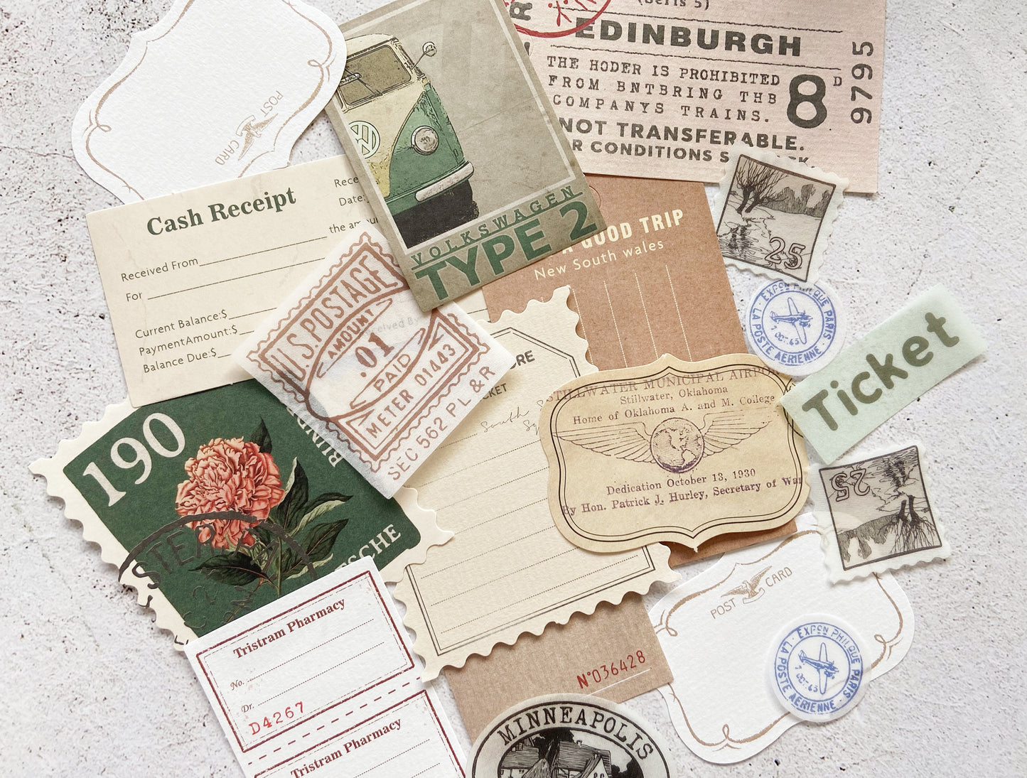 Vintage Label Junk Journal Kit