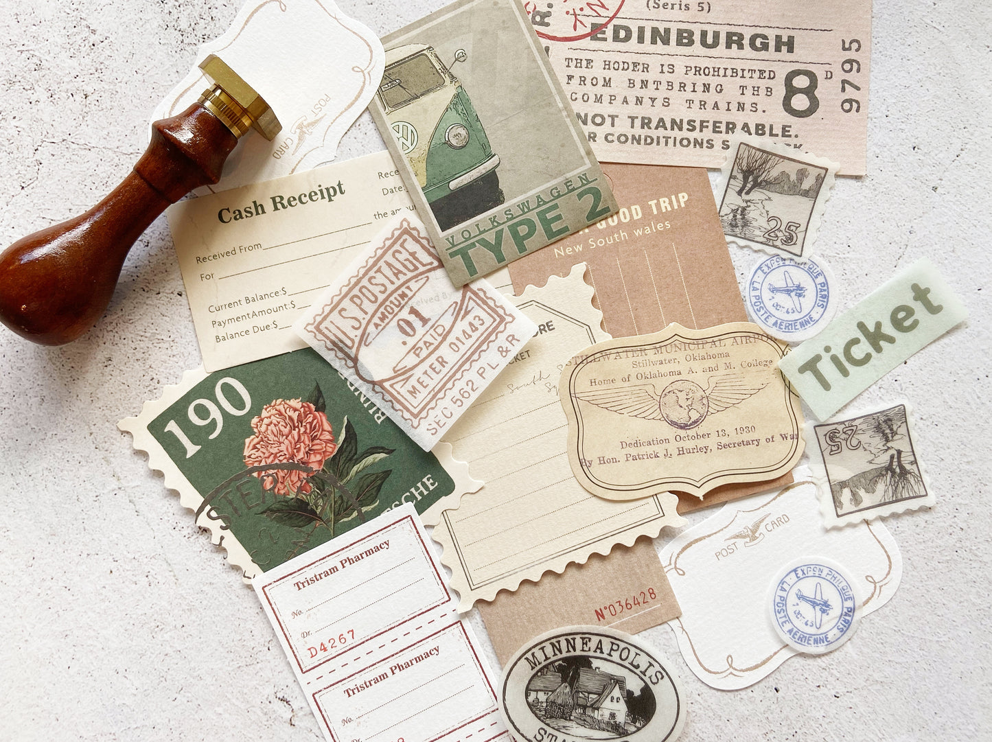 Vintage Label Junk Journal Kit