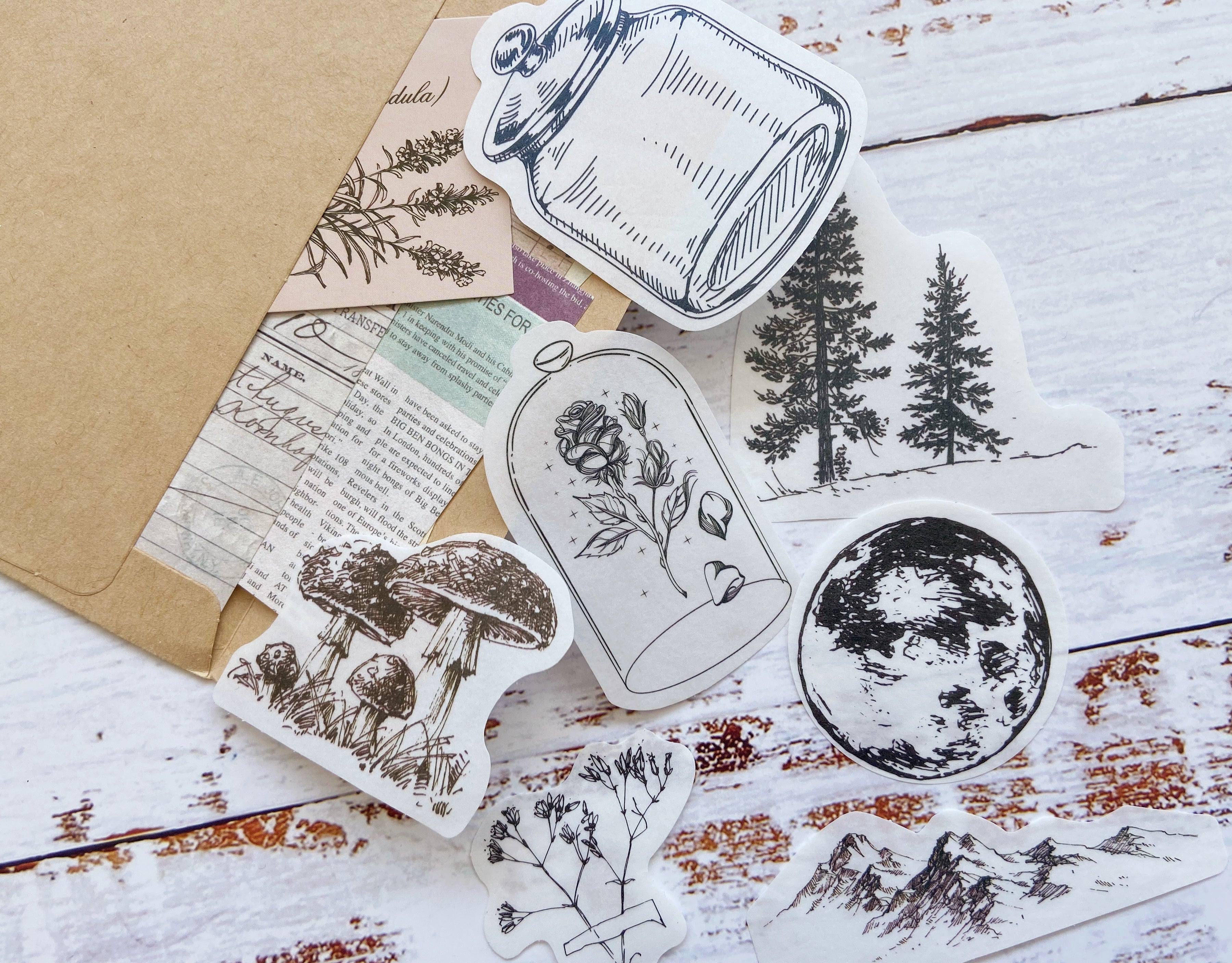 Nature Theme Junk Journal Kit